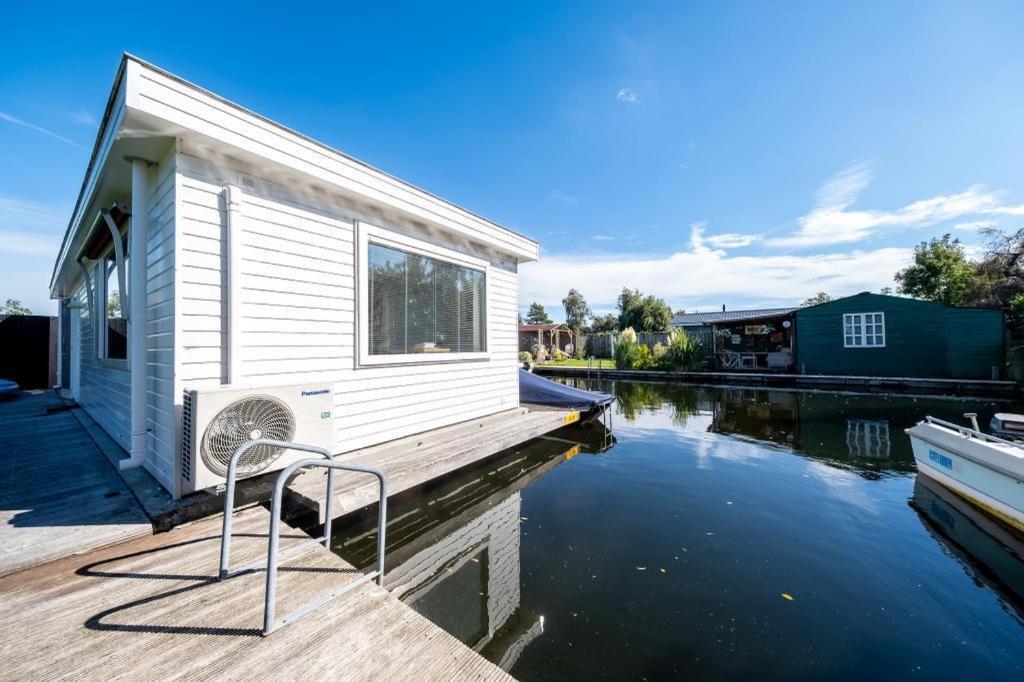 New- Private Cosy Houseboat, On A Lake Near Amsterdam Vinkeveen Luaran gambar